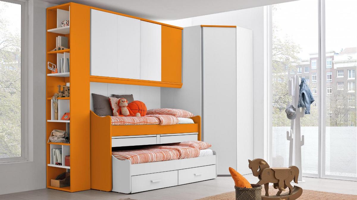 colombini golf ponte aranciocon cabina e letto multifunzione