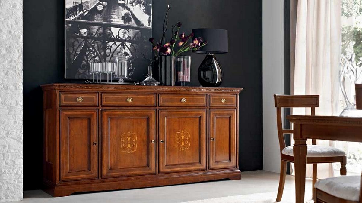 CREDENZA 4 ANTE CILIEGI LE FABLIER