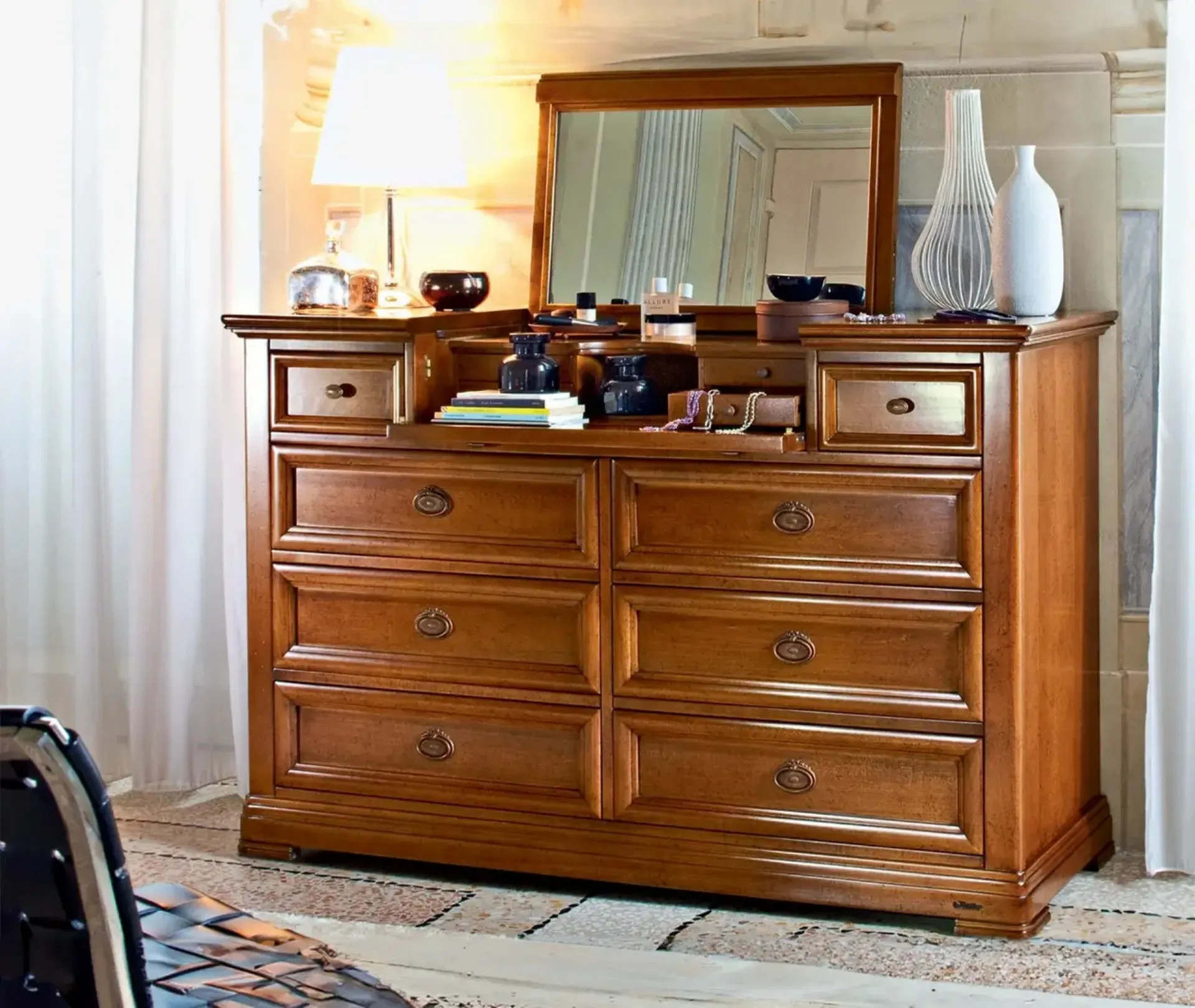 comò diamante le gemme le fablier